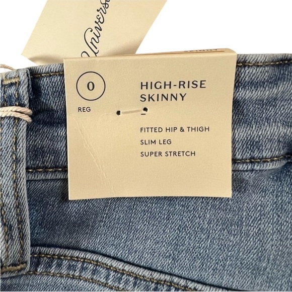Universal Thread, High Rise, Skinny, Slim Leg, Super Stretch, Blue, Women’s Sz 0 - Picture 9 of 11